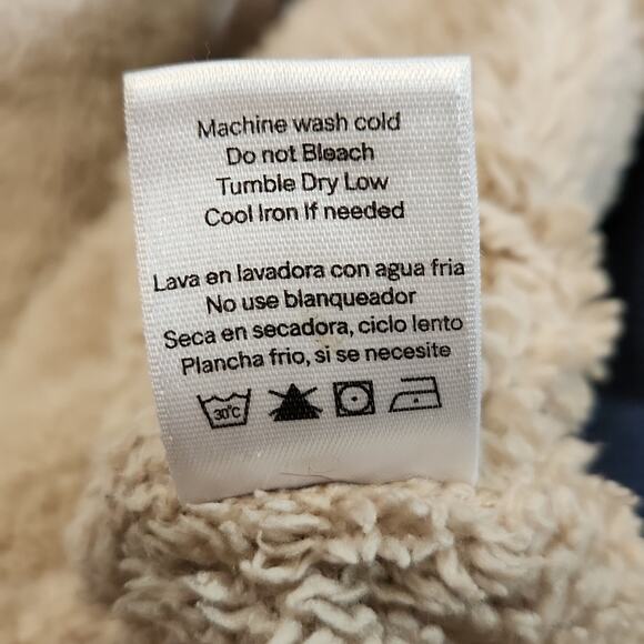 Levi's Mens Sherpa Lined Blue Hoodie Jacket Size XXL Full Zip Casual Workwear - Picture 9 of 10